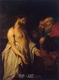 Appearance of Christ to his Disciples, c.1625/26 von Anthony van Dyck | Leinwand Kunstdruck
