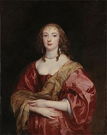 Portrait of Anne Carr, Countess of Bedford, 1639 by Anthony van Dyck | Art Print