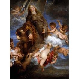 St. Rosalie von Palermo für den Pest-geschlagen - Anthony van Dyck