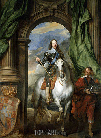 Charles I with M. de St Antoine, 1633 | Anthony van Dyck