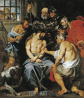 The Crowning with Thorns, c.1618/20 | Anthony van Dyck