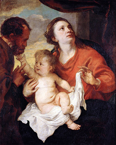Holy Family, c.1626/28 | Anthony van Dyck