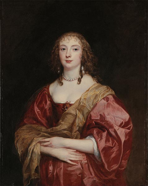 Anthony van Dyck | Porträt von Anne Carr, Gräfin von Bedford, 1639 | Giclée Leinwand Kunstdruck