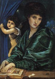 Burne-Jones | Portrait of Maria Zambaco | Giclée Canvas Print