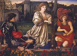 The Love Song | Burne-Jones | Gemälde Reproduktion
