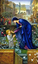 The Prioress's Tale, c.1865/98 by Burne-Jones | Canvas Print