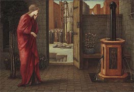 Danae Watching the Building of the Brazen Tower | Burne-Jones | Painting Reproduction