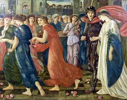 St. George and the Dragon: The Return | Burne-Jones | Painting Reproduction