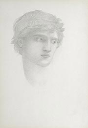 Head of Perseus, n.d. von Burne-Jones | Papier-Kunstdruck