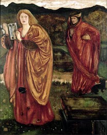Merlin and Nimue | Burne-Jones | Painting Reproduction