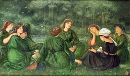 Green Summer | Burne-Jones | Painting Reproduction