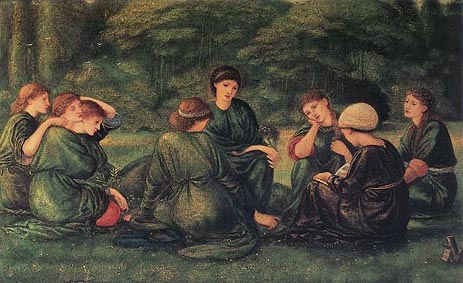 Grüner Sommer, 1868 | Burne-Jones