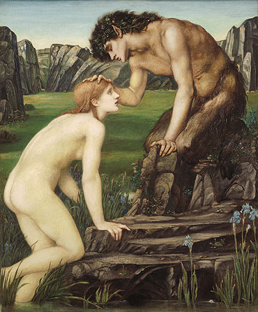 Pan und Psyche, c.1872/74 | Burne-Jones