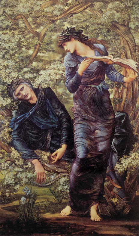 Die Verführung Merlins, 1874 | Burne-Jones