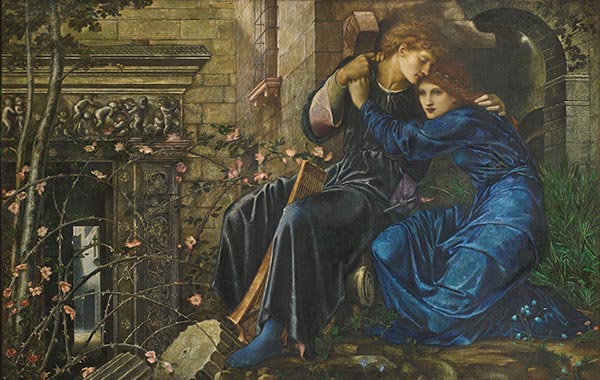 Liebe unter den Ruinen, 1894 | Burne-Jones