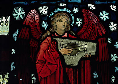 Engelmusiker (Detail), 1882 | Burne-Jones