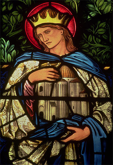 König Salomo hält den Tempel, 1890 | Burne-Jones