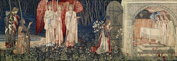 Holy Grail Tapestry, c.1895/96 | Burne-Jones | Giclée Leinwand Kunstdruck