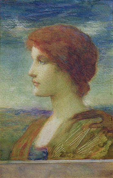 Porträt von Sarah Bernhardt, n.d. | Burne-Jones