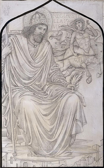 Jupiter, n.d. | Burne-Jones | Giclée Papier-Kunstdruck