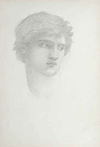 Head of Perseus, n.d. | Burne-Jones | Giclée Papier-Kunstdruck