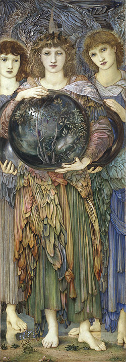 The Days of Creation: The Third Day, c.1870/76 | Burne-Jones | Giclée Leinwand Kunstdruck