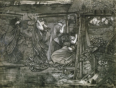 The Wise and Foolish Virgins, n.d. | Burne-Jones | Giclée Papier-Kunstdruck