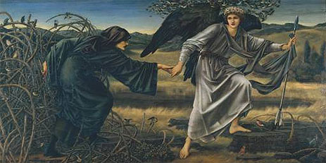 Love and the Pilgrim, c.1896/97 | Burne-Jones | Giclée Canvas Print