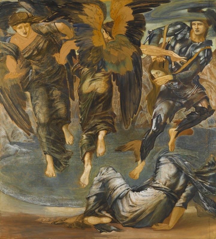 Der Tod der Medusa, 1876-1890 | Burne-Jones | Giclée Leinwand-Kunstdruck