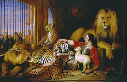 Isaac van Amburgh and his Animals | Landseer | Gemälde Reproduktion