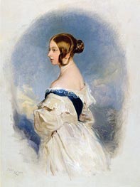 Queen Victoria, 1839 von Landseer | Leinwand Kunstdruck