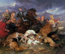 The Hunting of Chevy Chase, c.1825/26 by Landseer | Giclée Canvas Print
