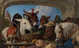 A Group of Animals, Geneva, 1851 by Landseer | Giclée Canvas Print