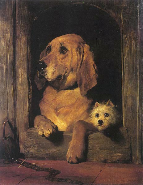 Dignity and Impudence, 1839 | Landseer | Giclée Canvas Print
