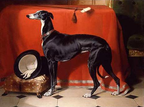 Eos, A Favorite Greyhound of Prince Albert, 1841 | Landseer | Giclée Canvas Print