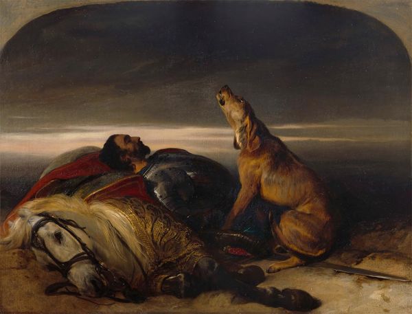 The Faithful Hound, c.1830 | Landseer | Giclée Canvas Print