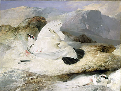 Ptarmigan in a Landscape, 1833 | Landseer | Giclée Leinwand Kunstdruck