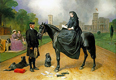 Queen Victoria at Osborne, 1865 | Landseer | Giclée Canvas Print