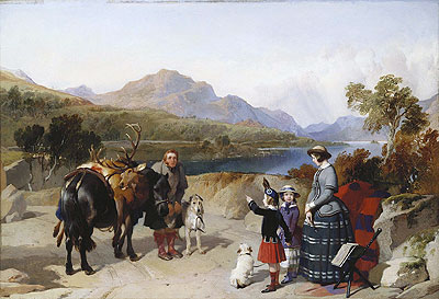 Queen Victoria at Loch Laggan, 1847 | Landseer | Giclée Leinwand Kunstdruck