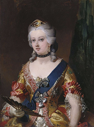 Queen Victoria in Fancy Dress, 1845 | Landseer | Giclée Leinwand Kunstdruck