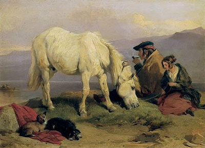 A Highland Scene, c.1834 | Landseer | Giclée Canvas Print