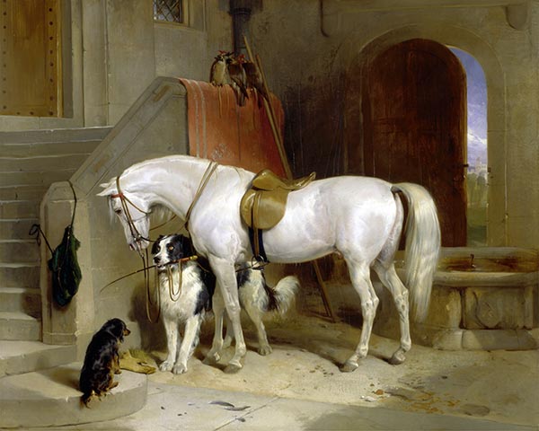 Favouriten, das Eigentum von H.K.H. Prinz Georg von Cambridge, c.1834/35 | Landseer