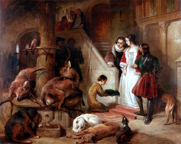 Bolton Court in alten Zeiten, n.d. | Landseer