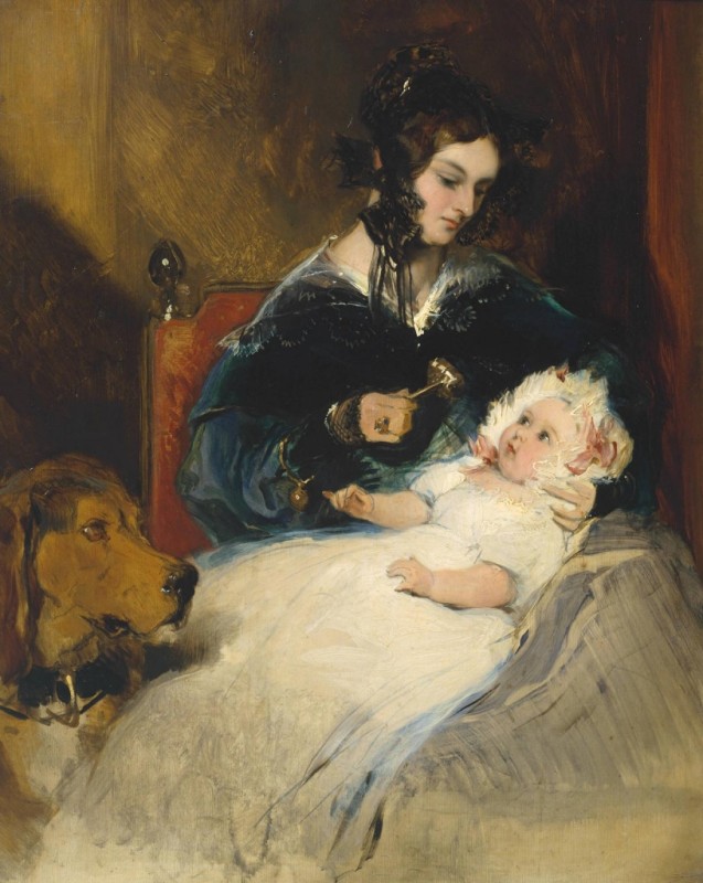 The Duchess of Abercorn and Child, c.1834/36 | Landseer | Giclée Canvas Print