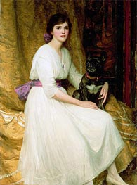 Portrait of Miss Dorothy Dicksee | Frank Dicksee | Painting Reproduction