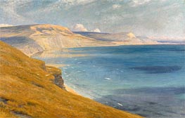 Frank Dicksee | Sea and Sunshine, Lyme Regis | Giclée Canvas Print