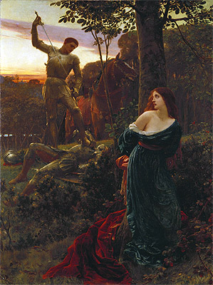 Frank Dicksee | Chivalry, 1885 | Giclée Canvas Print