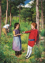 Die Tochter des Holzfällers | Millais | Gemälde Reproduktion