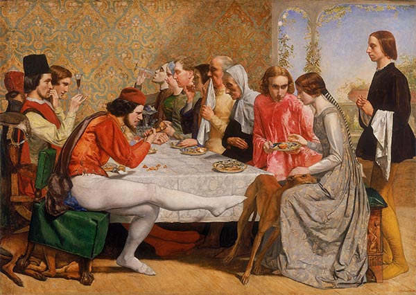 Lorenzo and Isabella, 1849 | Millais | Giclée Canvas Print