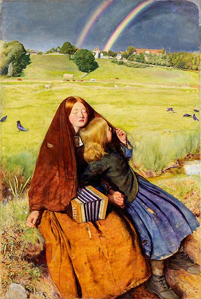 The Blind Girl, 1856 | Millais | Giclée Canvas Print
